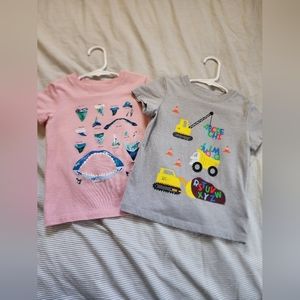 Cat and Jack tee shirts